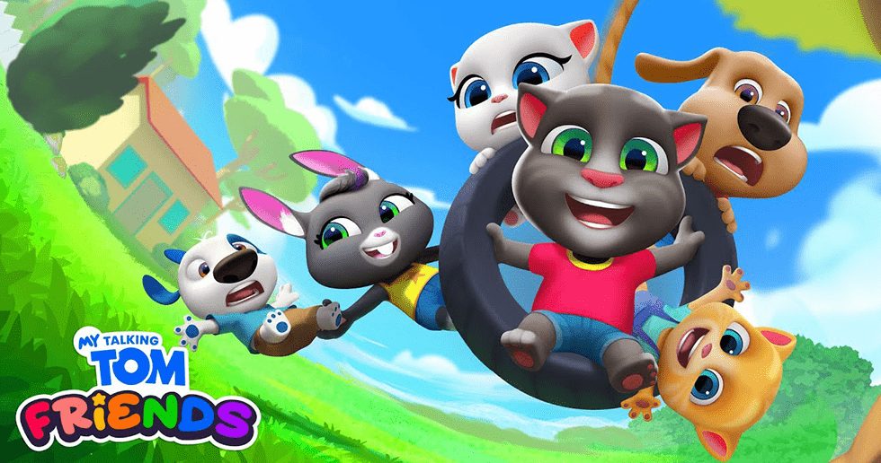 بازی My Talking Tom Friends+ در اپل آرکید