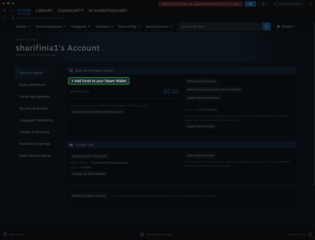 مراحل شارژ استیم والت