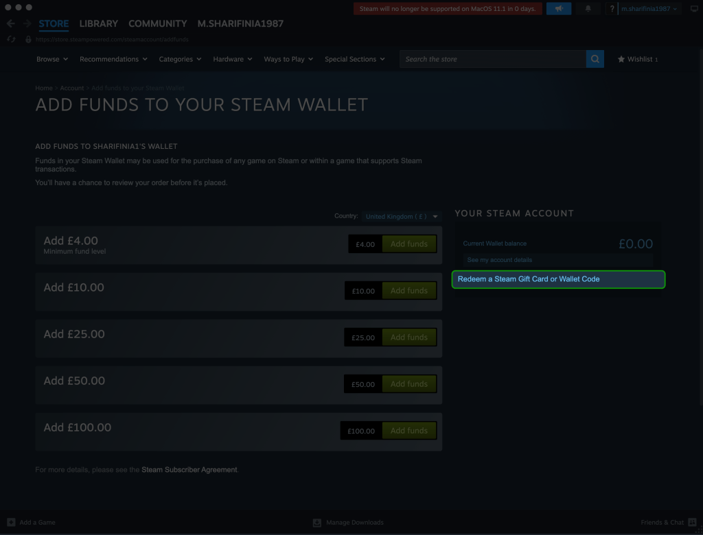 مراحل شارژ استیم والت